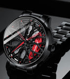 New High Quality Original Men Luck Flywheel Waterproof Quartz Watch