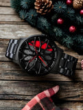 New High Quality Original Men Luck Flywheel Waterproof Quartz Watch