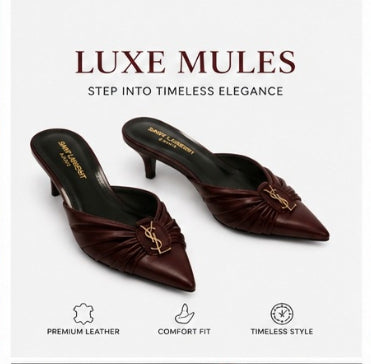 Luxury Burgundy Heels & Clutch Set | طقم كعب وحقيبة فاخر باللون العنابي |