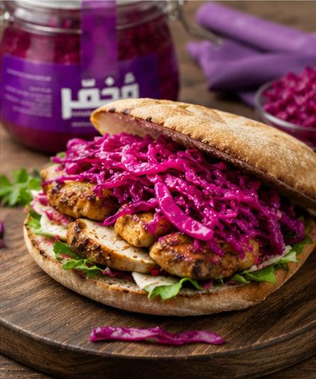 Premium Pickled Red Cabbage | مخلل الملفوف الأحمر الفاخر