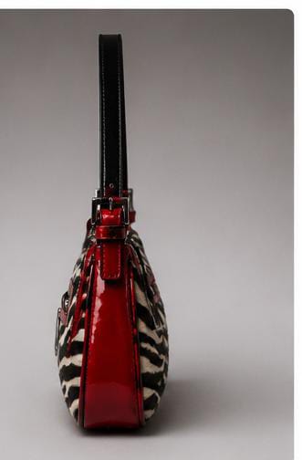 Luxury Zebra Print Shoulder Bag | حقيبة كتف نسائية بتصميم Zebra أنيق | Premium Fashion Handbag
