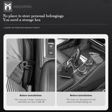 Car seat organizer seam storage box with a large space