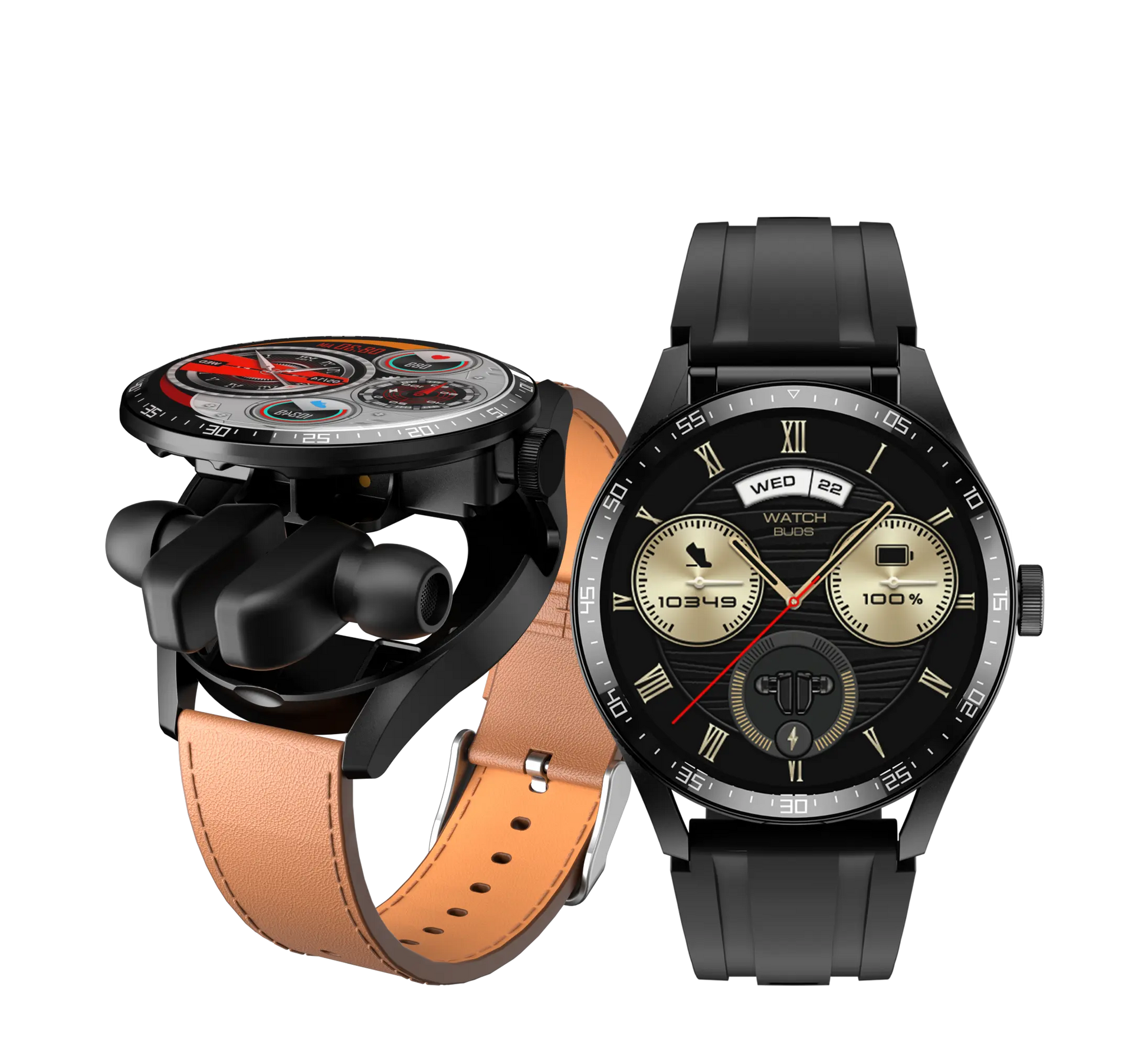 PowerBand GT5 - 2 in 1 Smartwatch + Earbuds